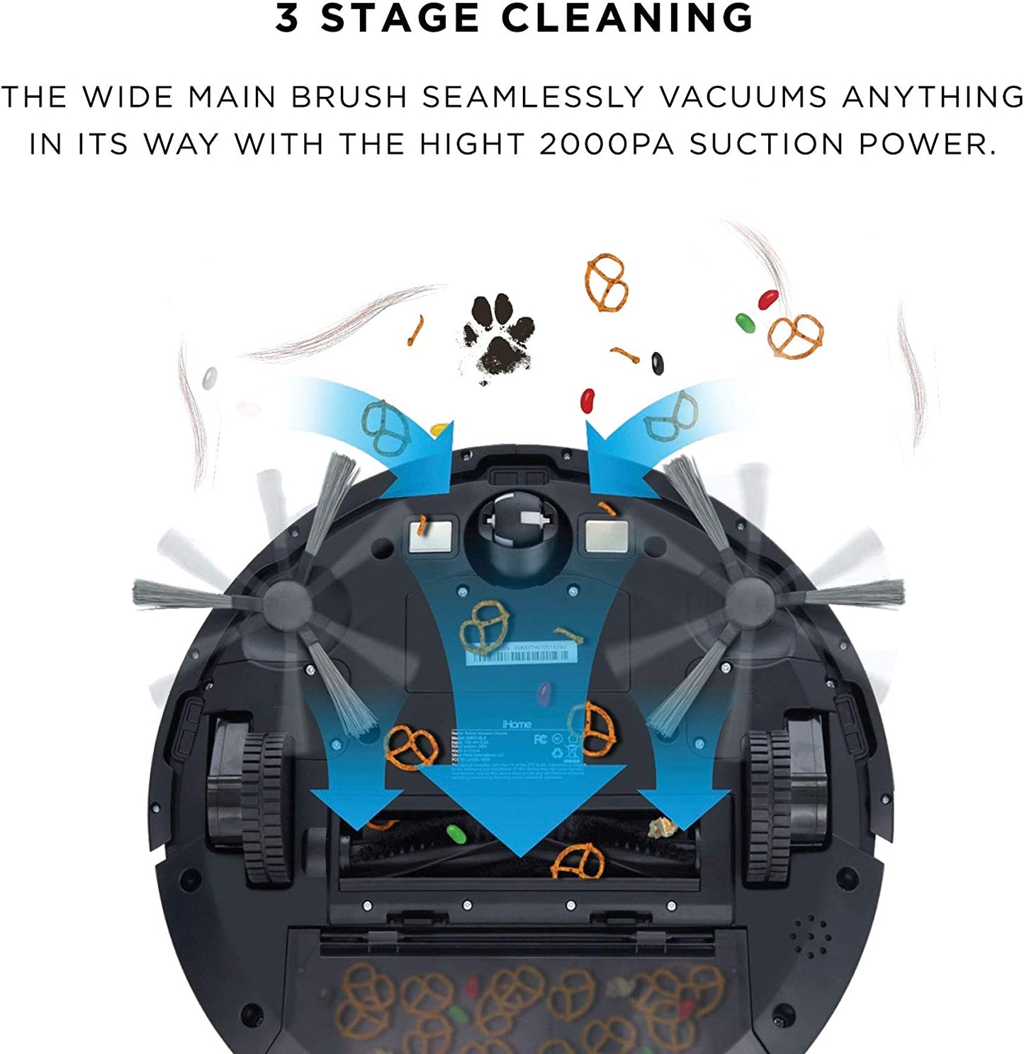  Advanced Robot Vacuum with Self-Charging, Mopping Function, Powerful Suction, APP Control, Mapping Technology, Scheduled Cleaning - Perfect for Pet Hair, Carpets, and Hard Floors"