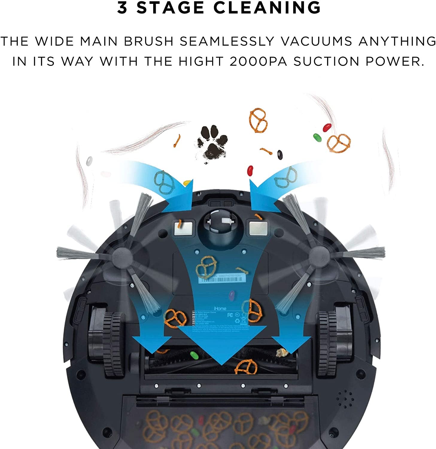  Advanced Robot Vacuum with Self-Charging, Mopping Function, Powerful Suction, APP Control, Mapping Technology, Scheduled Cleaning - Perfect for Pet Hair, Carpets, and Hard Floors"